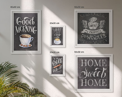 Modernes wandbilder-set Rustikale Kaffeeinspirationen