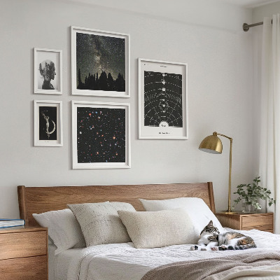Bildergalerie-set für die wand Kosmische Inspirationen der Galaxie