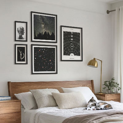 Bildergalerie-set für die wand Kosmische Inspirationen der Galaxie