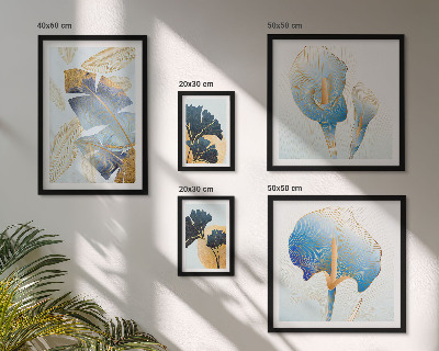 Modernes wandbilder-set Moderne Pflanzenmotive