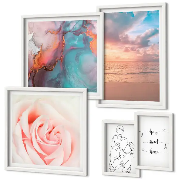 Bildergalerie-Set für die Wand mit romantischen Meereslandschaften