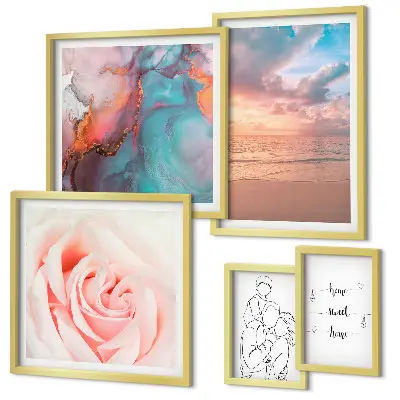 Bildergalerie-Set für die Wand mit romantischen Meereslandschaften