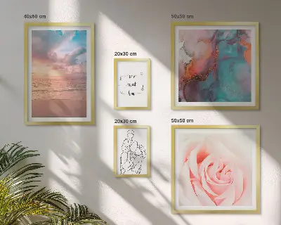 Bildergalerie-Set für die Wand mit romantischen Meereslandschaften