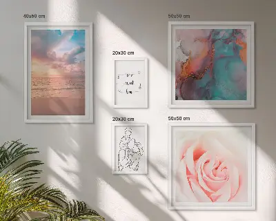 Bildergalerie-Set für die Wand mit romantischen Meereslandschaften