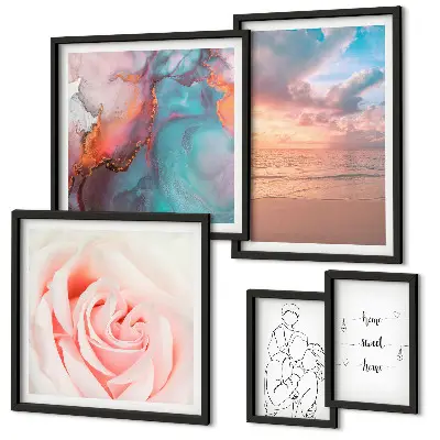 Bildergalerie-Set für die Wand mit romantischen Meereslandschaften