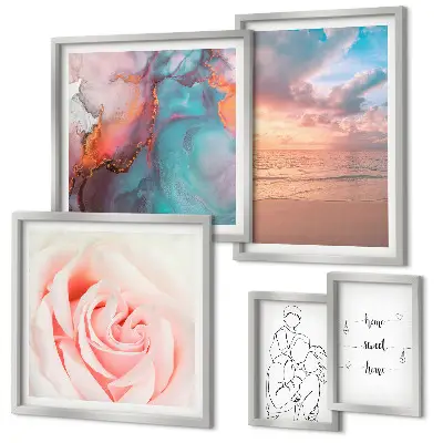 Bildergalerie-Set für die Wand mit romantischen Meereslandschaften