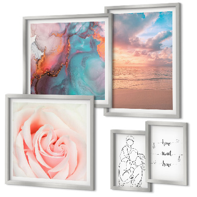 Bildergalerie-set für die wand Romantische Meereslandschaften