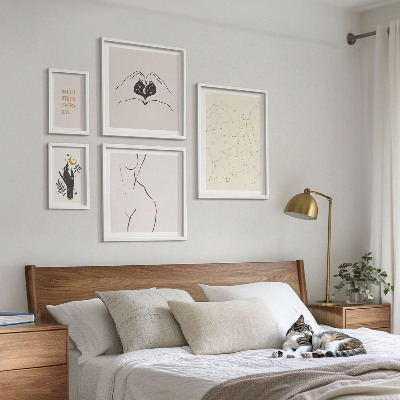 Bilderset fürs sofa Minimalistische Raummotive