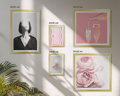 Bildergalerie-set für die wand Chill Wine Woman Smoke