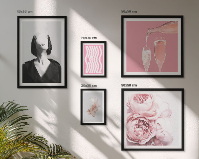 Bildergalerie-set für die wand Chill Wine Woman Smoke
