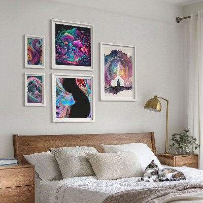 Bilderset fürs sofa Kosmische Inspirationen, Surrealismus