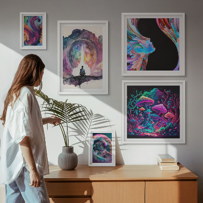 Bilderset fürs sofa Kosmische Inspirationen, Surrealismus