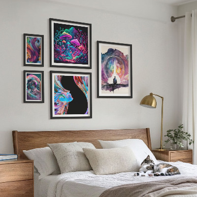 Bilderset fürs sofa Kosmische Inspirationen, Surrealismus