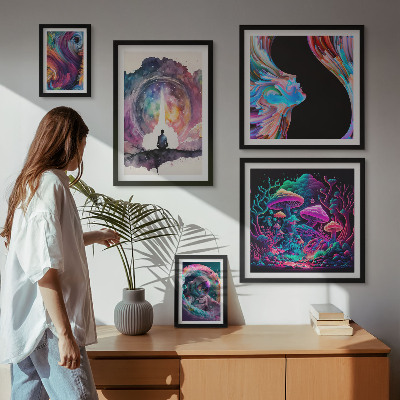 Bilderset fürs sofa Kosmische Inspirationen, Surrealismus