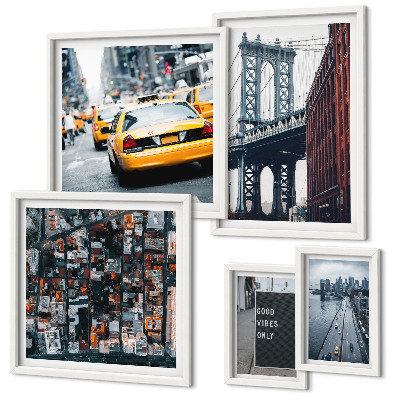 Modernes wandbilder-set Bezaubernde Ausblicke auf New York