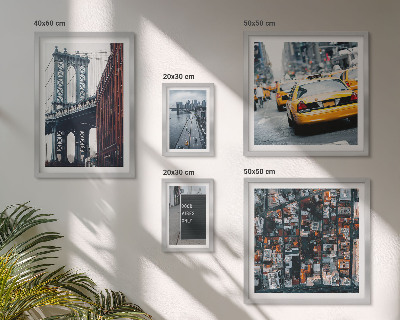 Modernes wandbilder-set Bezaubernde Ausblicke auf New York