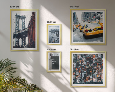 Modernes wandbilder-set Bezaubernde Ausblicke auf New York