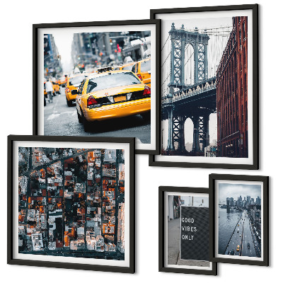 Modernes wandbilder-set Bezaubernde Ausblicke auf New York