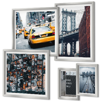 Modernes wandbilder-set Bezaubernde Ausblicke auf New York