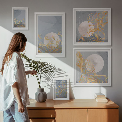 Bildergalerie-set für die wand Harmonie der Natur und Zartheit