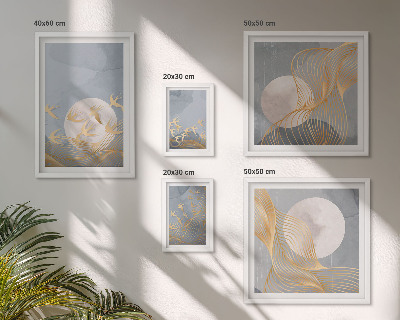 Bildergalerie-set für die wand Harmonie der Natur und Zartheit