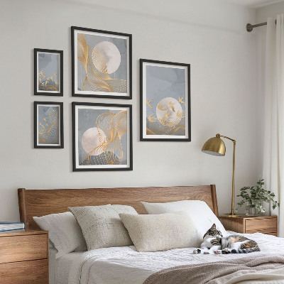 Bildergalerie-set für die wand Harmonie der Natur und Zartheit