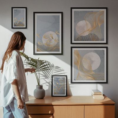 Bildergalerie-set für die wand Harmonie der Natur und Zartheit