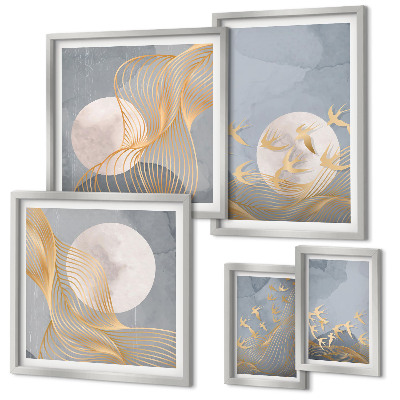 Bildergalerie-set für die wand Harmonie der Natur und Zartheit