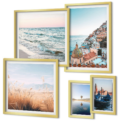 Modernes wandbilder-set Bezaubernder Meerblick