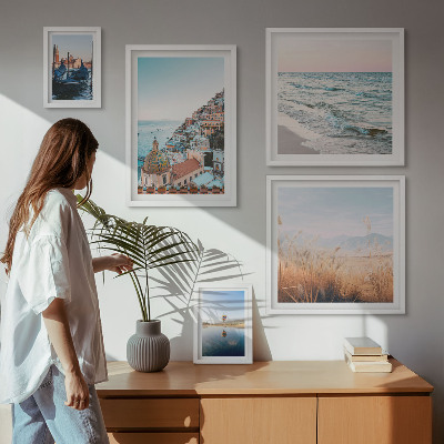 Modernes wandbilder-set Bezaubernder Meerblick