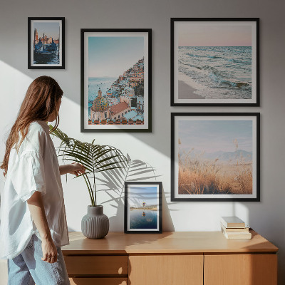 Modernes wandbilder-set Bezaubernder Meerblick