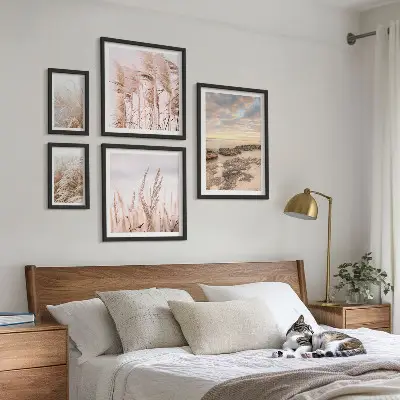 Bilderset für das Sofa Küstenlandschaften mit Sonne