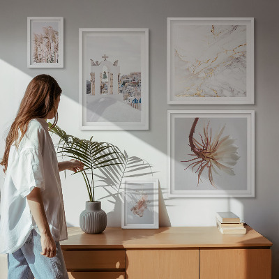 Bildergalerie-set für die wand Stilvolle Ausblicke auf Architektur und Natur