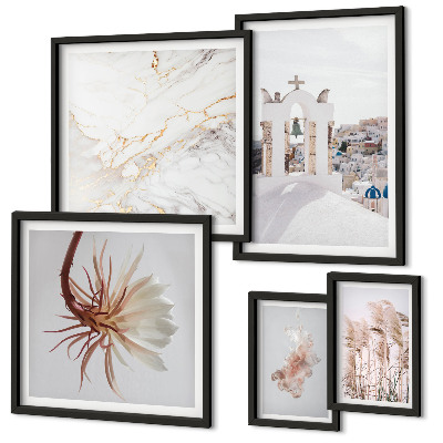 Bildergalerie-set für die wand Stilvolle Ausblicke auf Architektur und Natur