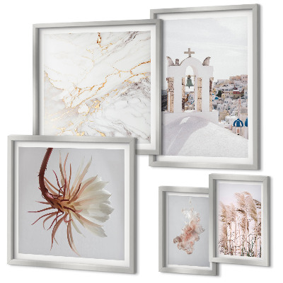 Bildergalerie-set für die wand Stilvolle Ausblicke auf Architektur und Natur