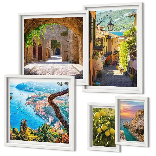 Bildergalerie-Set für die Wand mit Motiv Bezaubernder Meerblick