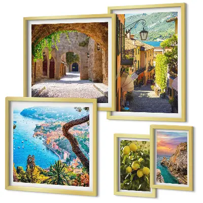 Bildergalerie-Set für die Wand mit Motiv Bezaubernder Meerblick