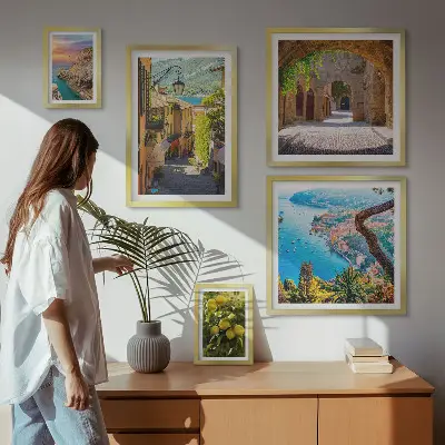 Bildergalerie-Set für die Wand mit Motiv Bezaubernder Meerblick
