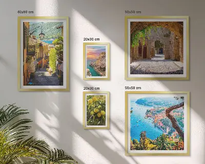 Bildergalerie-Set für die Wand mit Motiv Bezaubernder Meerblick
