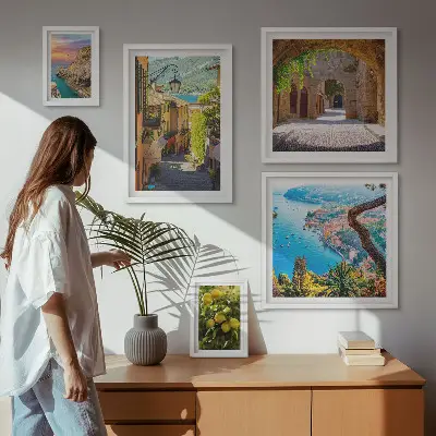 Bildergalerie-Set für die Wand mit Motiv Bezaubernder Meerblick