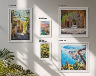 Bildergalerie-Set für die Wand mit Motiv Bezaubernder Meerblick