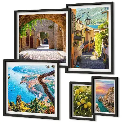 Bildergalerie-Set für die Wand mit Motiv Bezaubernder Meerblick
