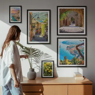 Bildergalerie-Set für die Wand mit Motiv Bezaubernder Meerblick