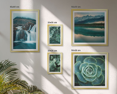 Bildergalerie-set für die wand Grüne Pflanzen, Wasserfälle, Natur