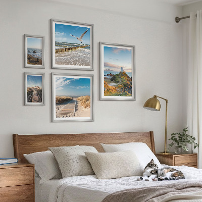 Bilderset fürs sofa Leuchttürme und Strände am Meer