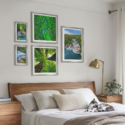 Bildergalerie-set für die wand Wasserfälle, grüne Landschaften