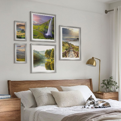 Bilderset fürs sofa Landschaften, Wasserfälle, Berge