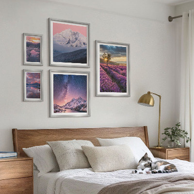 Bilderset fürs sofa Naturlandschaften, Lavendelberge