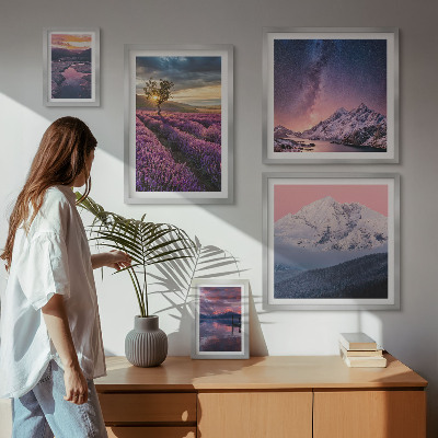 Bilderset fürs sofa Naturlandschaften, Lavendelberge