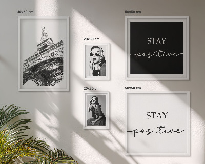 Modernes wandbilder-set Stilvolle Grafikmode aus Paris
